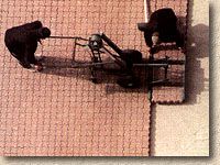 machine-laid blocks
