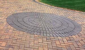 concrete circle driveway
