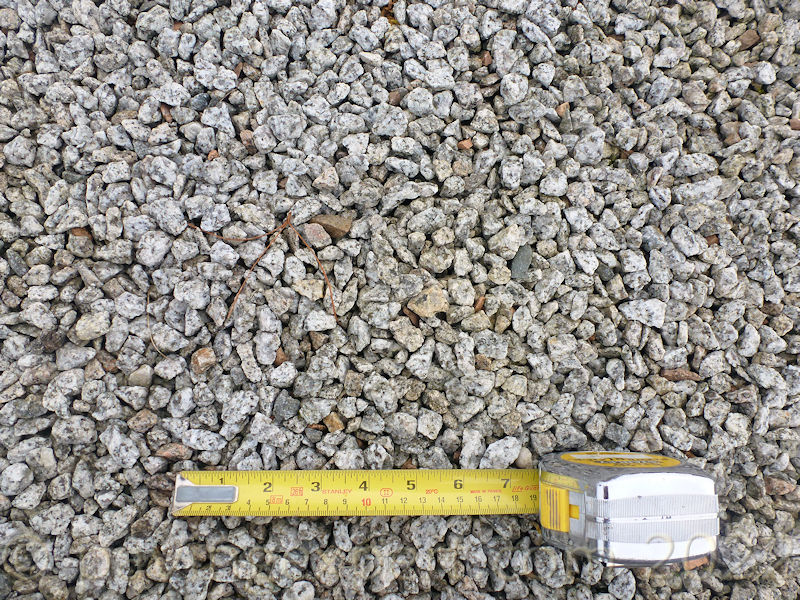 16mm salt-pepper gravel