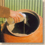 resin in mixer