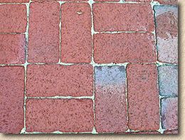 tumbled clay pavers