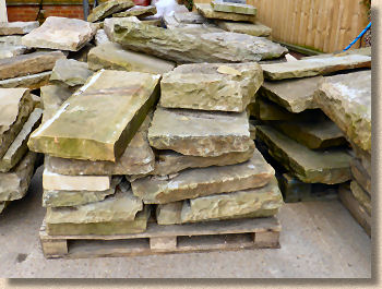 reclaimed yorkstone flags
