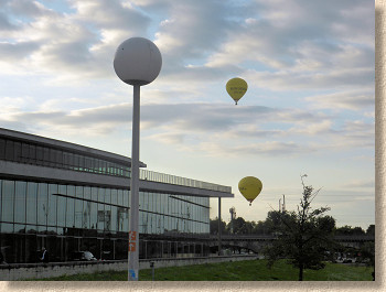 ballons over conference centre