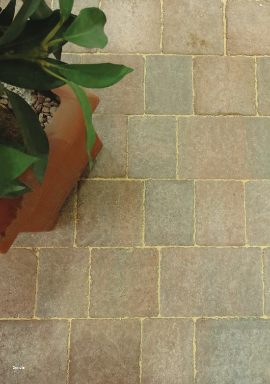 castacrete aged-effect block paving