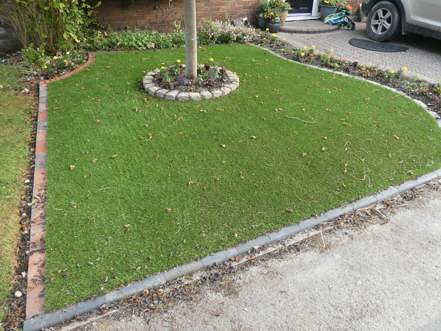 new artificial lawn