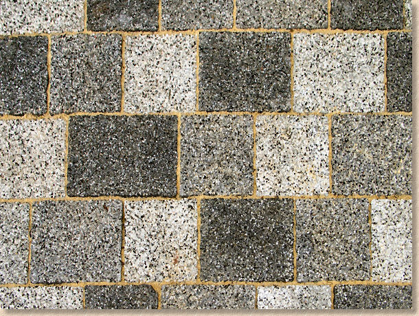 granite like block paving