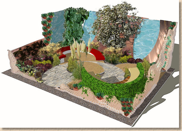 computer plan of garden