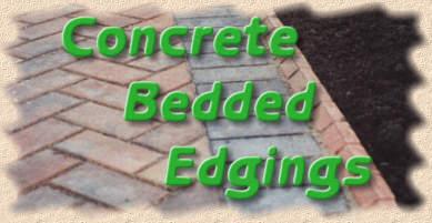 concrete bedded edgings