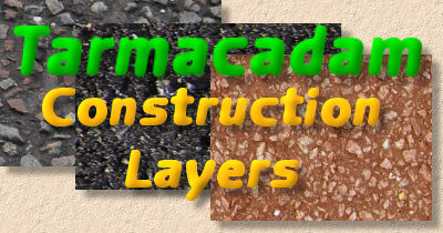 Tarmac construction layers