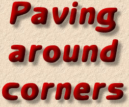 paving around corners