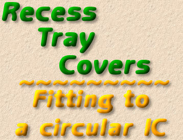 fitting a recess tray to an inspection chamber