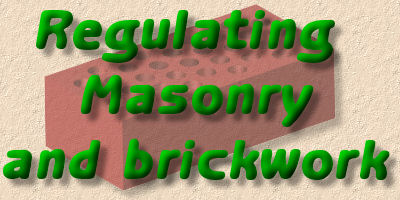 regulating brickwork and masonry