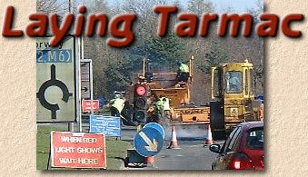 laying tarmac
