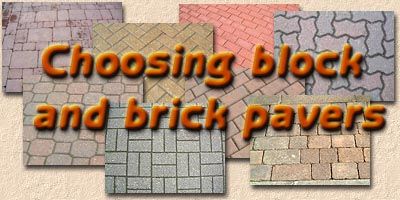 Choosing Block and Brick Paving