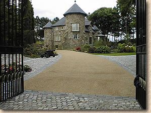 completed driveway