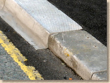 width difference in new kerbs