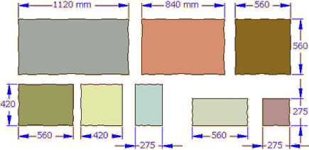 sizes