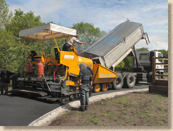 laying surface course