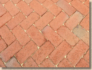 tumbled clay pavers