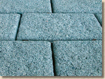 shot textured paving