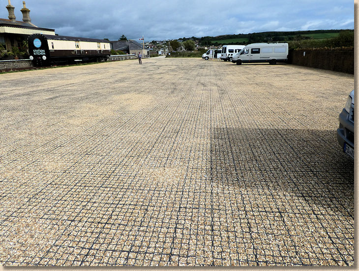 Cell Paving  on Dorset Beach Car Park