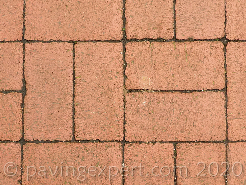 chamferless paver