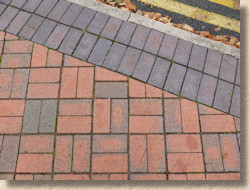 clay brick paving