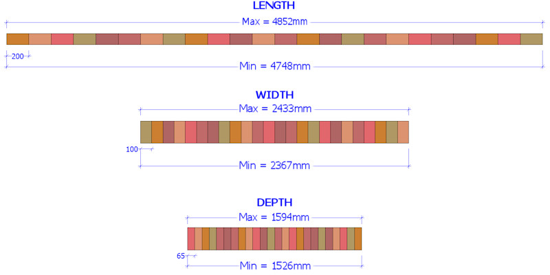 tolerances of clay pavers