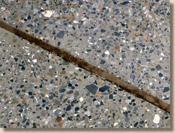 fibreboard joint in concrete slab