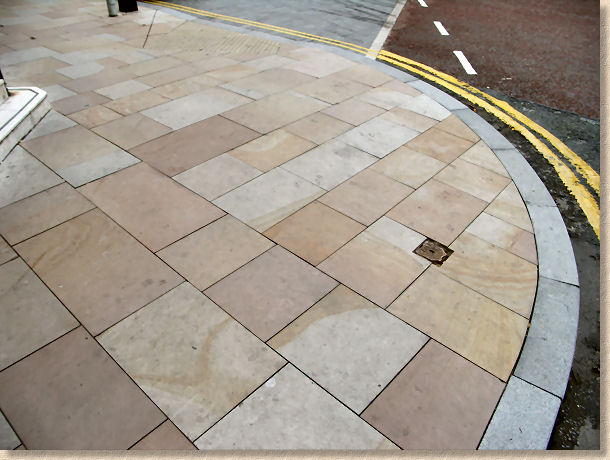 run-out corner in yorkstone