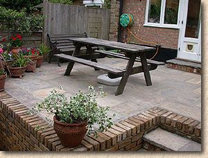 How to shop flag a patio