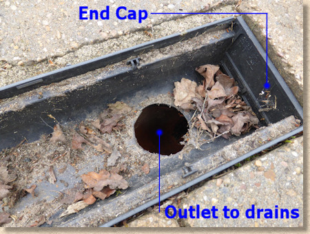 linear channel with end cap fitted linear channel with end cap fitted