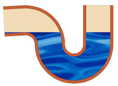 p-trap cross section