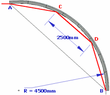 4.5m radius