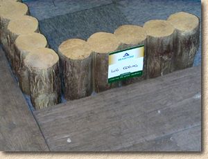 log edging