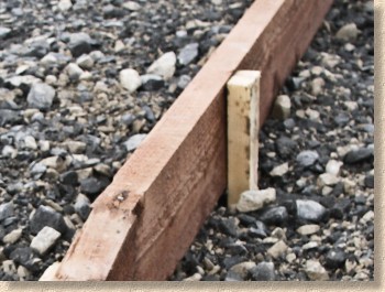 stake for wooden edging