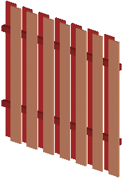 double-sided fence construction