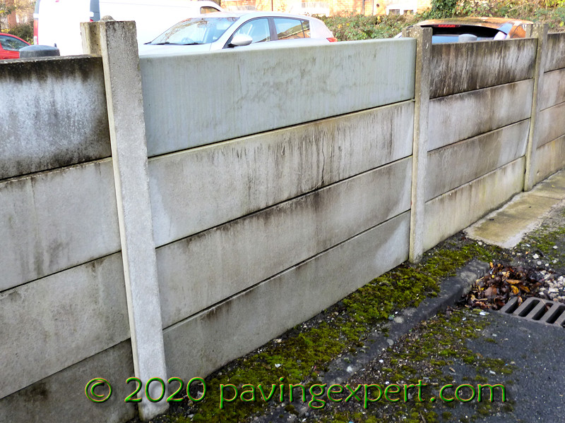 fence concrete panels