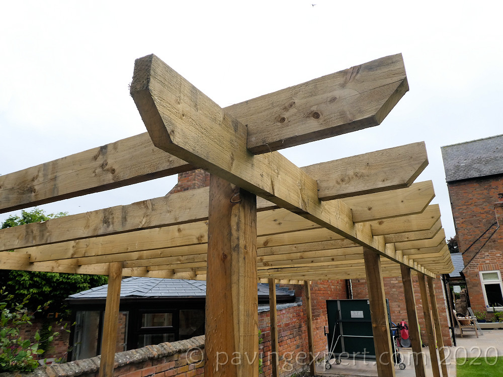 pergola cross pieces