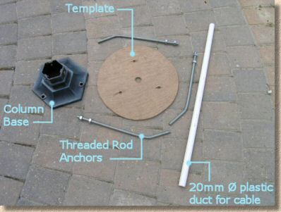 lamp column components