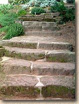 sandstone steps