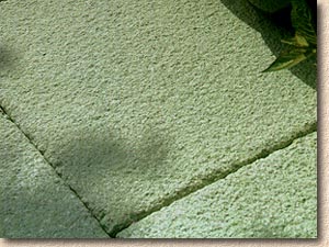 Green textured flags