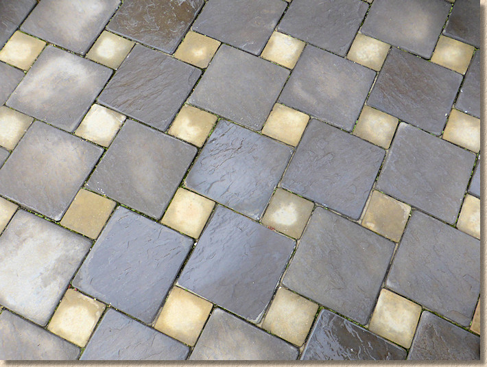 Dutch Pattern wet case paving