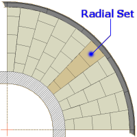 fan radius radial Set