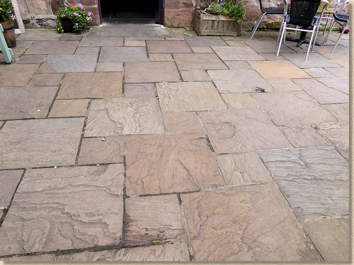 dutch pattern riven sandstone paving dutch pattern riven sandstone paving
