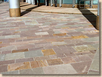 gauged width flagstones