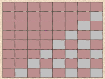 stack bond using rectangles