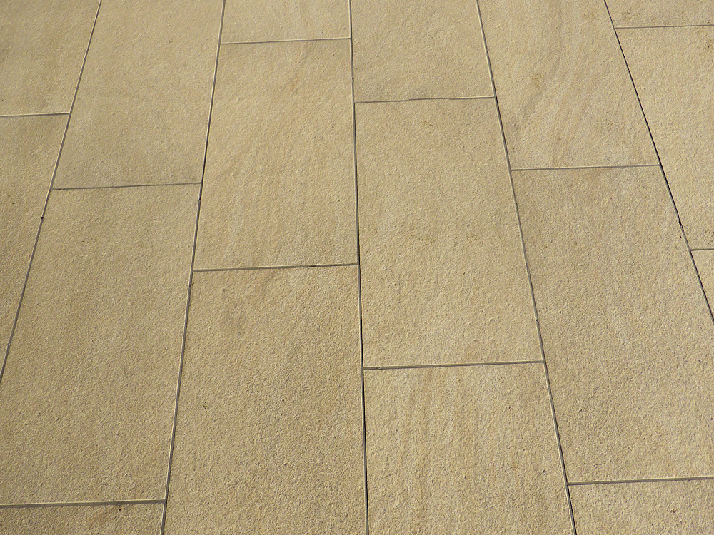 creamy porcleain paving