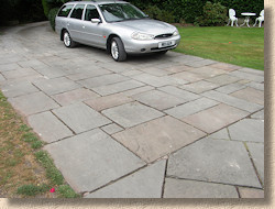 yorkstone flag driveway