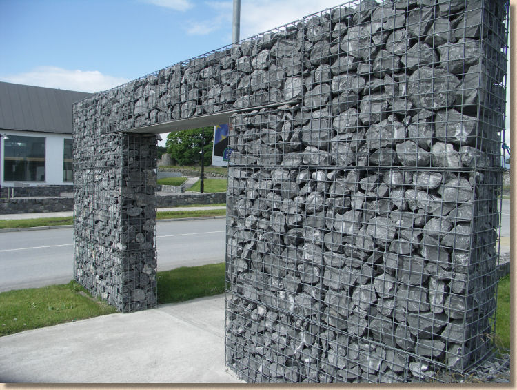 irish blue limestone portal